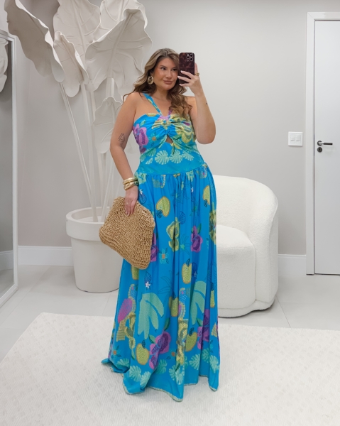 Vestido Gaby blue image 1