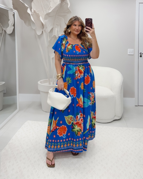 Vestido Vitória azul image 1